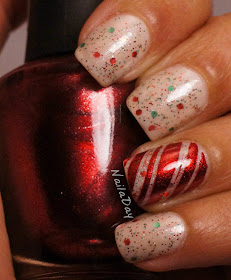 NailaDay: Peppermint Candy mani update