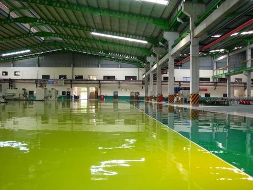 Cara Membuat Epoxy  Lantai  di Pabrik dan Perusahaan Jasa 