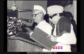 MGR being Sworn in as the Chief Minister in 1977