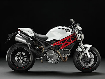 2010 Ducati Monster 696 and 796 white