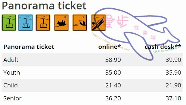 Krippenstein TicketPanorama ticket