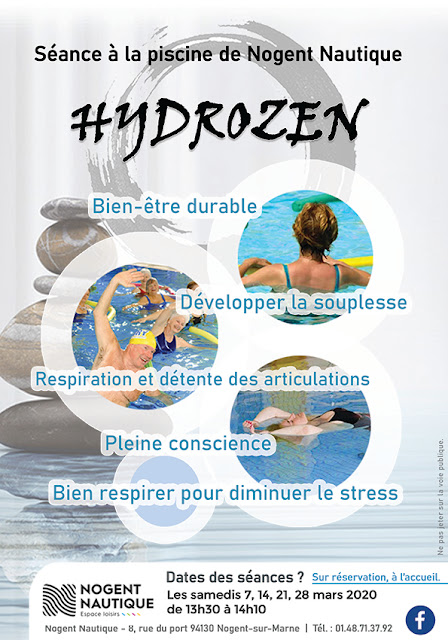 Flyer de communication sur les cours d'hydrozen