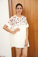 Lavanya Tripathi in Summer Style Spicy Short White Dress at her Interview  Exclusive 301.JPG