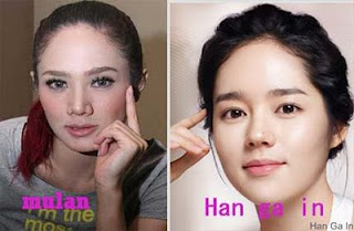 mirip artis, artis kembar, artis indonesia, artis korea