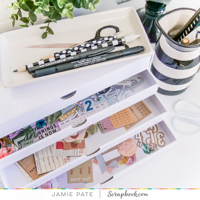 How to Get Organized : 4 Drawer Organizer by Jamie Pate