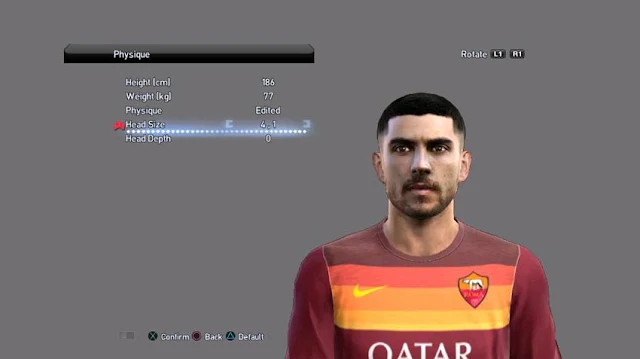 Faces Lorenzo Pellegrini For PES 2013