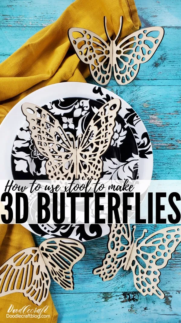 That's it!   Hope you love learning how to make 3D Butterfly place settings with basswood and xTool M1 laser cutting machine.   It really takes no skill to make something this beautiful, with the help of a free butterfly file and the perfect crafting xTool laser cutter!   Like, Pin and Save!