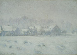 snow at giverny