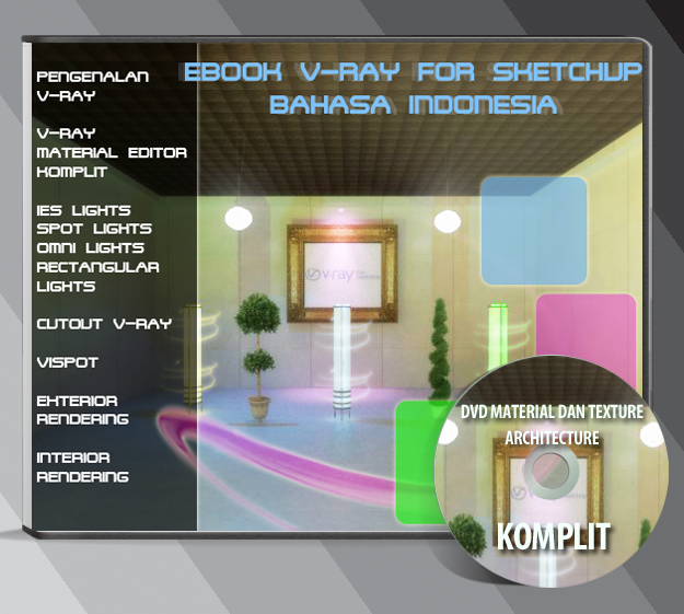 Ebook V-Ray untuk Sketchup Bahasa Indonesia | Google SketchUp Tips and