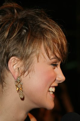 Keira Knightley short pixie hair style for 2010