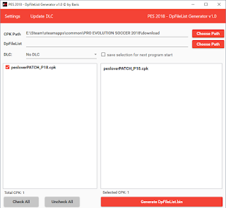 DpFileList Generator 2018