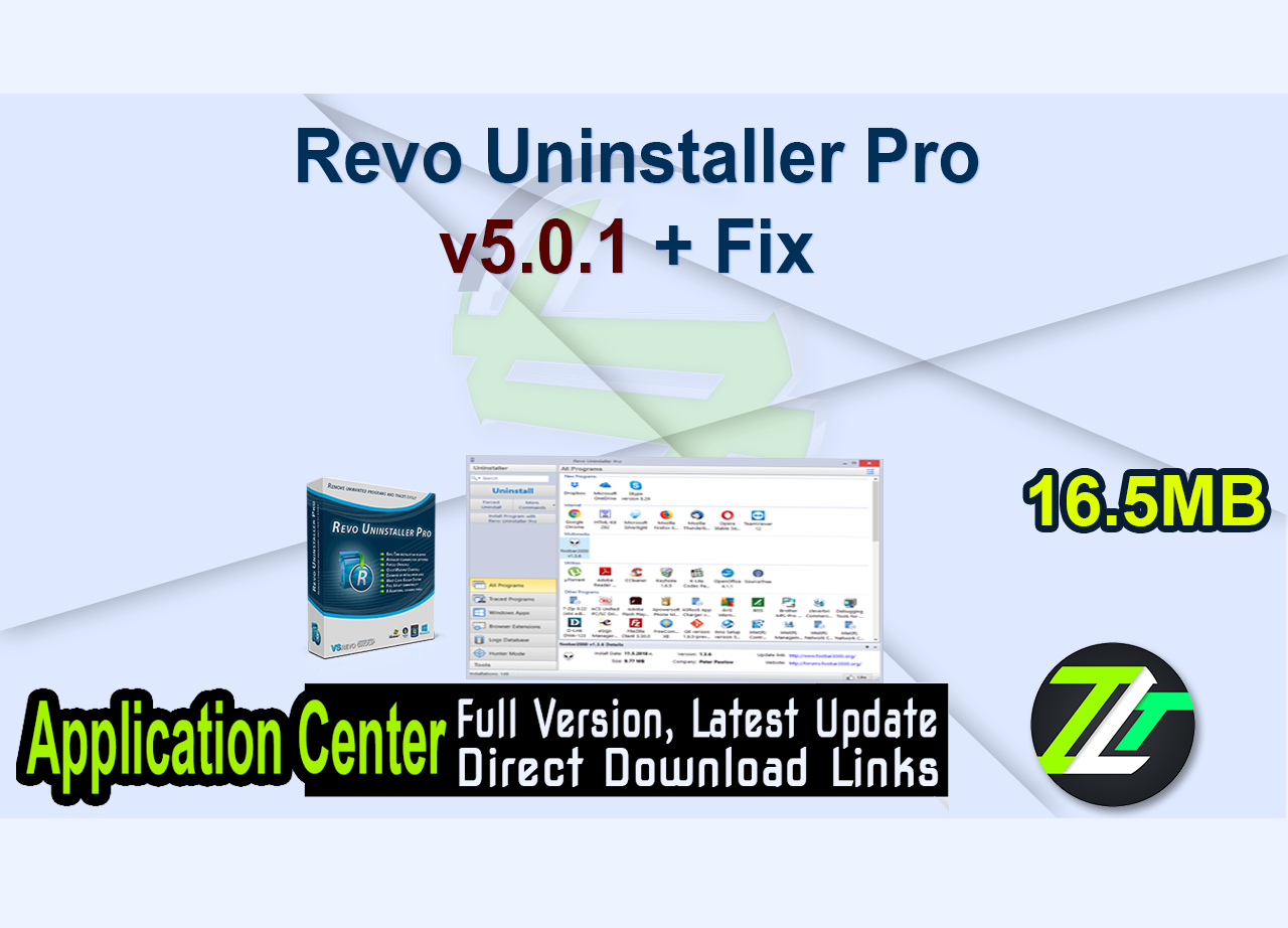 Revo Uninstaller Pro v5.0.1 + Fix