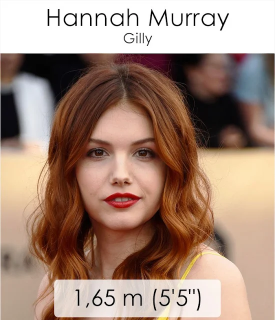 Hannah Murray (Gilly) 1.65 m