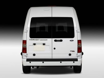 ford transit connect wagon rear view