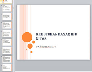 ppt pptx kebutuhan dasar ibu nifas