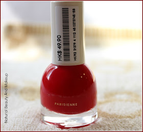 H&M Parisienne Red Nail Polish: REVIEW, NOTD & MORE on Natural Beauty And Makeup Blog