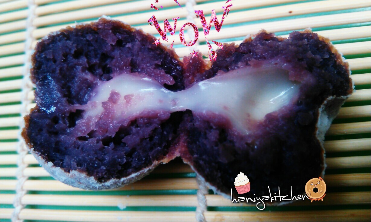 Resep Bola Bola Ubi  Ungu  Isi  Keju Haniya Kitchen