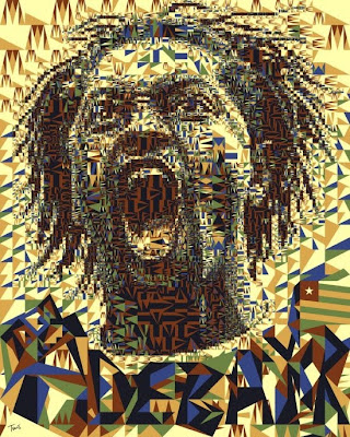 Awesome mosaic portraits Seen On www.coolpicturegallery.net