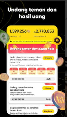 Cara Menghasilkan Uang Dari Snack Video