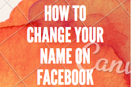How to change name on Facebook - Change My Last name On Facebook