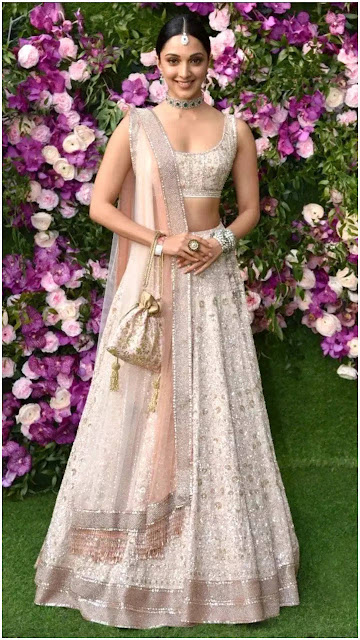 Kiara Advani gorgeous in an embroidered lehenga