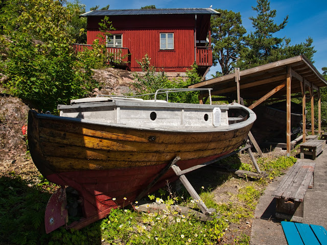 jiemve, Stockholm, mer baltique, île, Fjäderholmarna