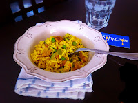 Arroz Al Curry Con Verduras Y Pollo