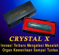 Crystal X Ampuh Membunuh kuman, jamur dan bakteri.
Crystal  X