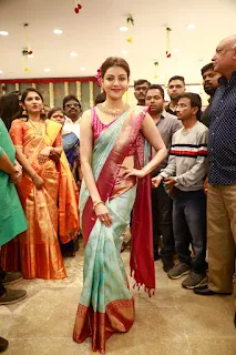 Kajal Aggarwal Stills At Vidhatri Shopping Mall Launch