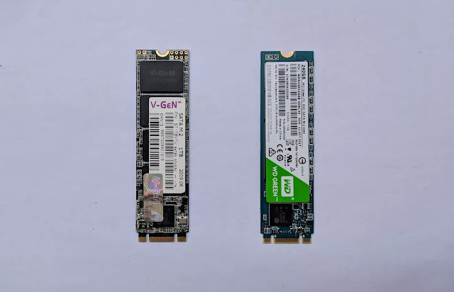 Review SSD WD Green vs VGEN Turbo M.2 Sata