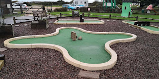 Crazy Golf at Medmerry Park in Earnley. Photo by Christopher Gottfried, October 2019