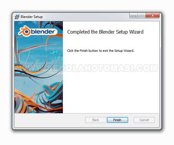 Langkah Instalasi Aplikasi Blender