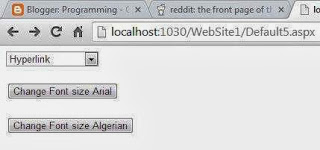 ASP.NET: Change DropdownList font name programmatically 