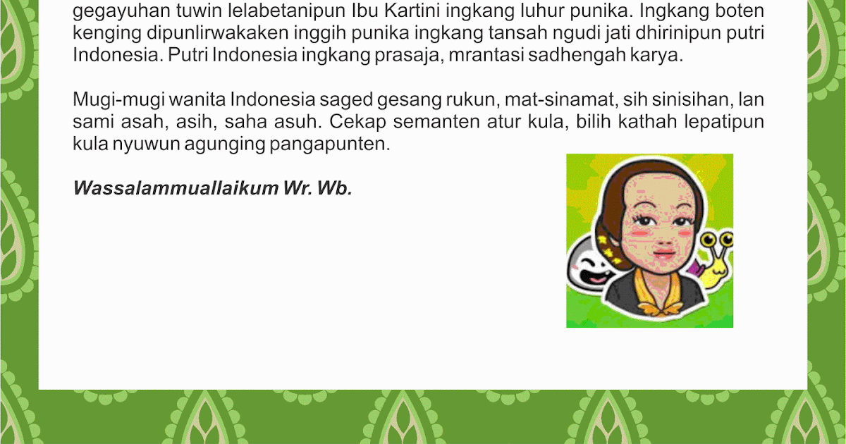 Geguritan bahasa jawa tema perjuangan pahlawan geguritan 