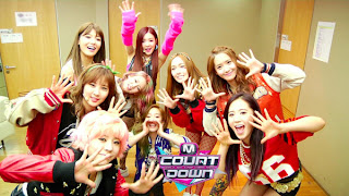 SNSD Mnet M Countdown backstage photos 2