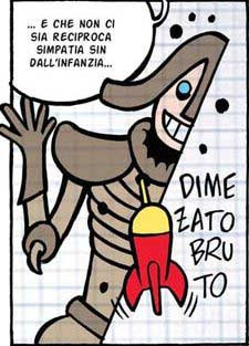 Alberto Corradi, strip ispirata a Calvino