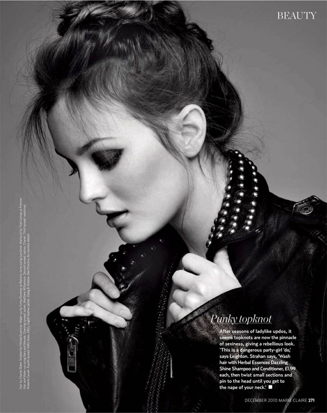 Model Leighton Meester Photographer Christophe Meimoon