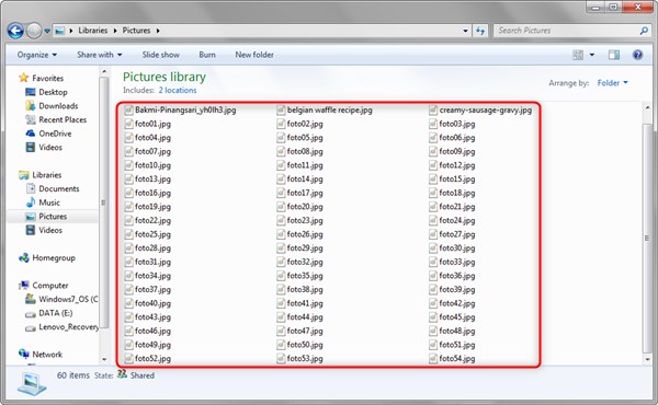 cara menampilkan ekstensi file di windows 7