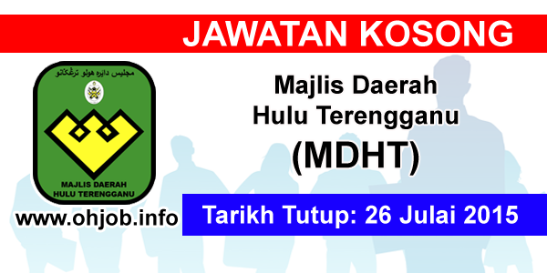 Jawatan Kosong Majlis Daerah Hulu Terengganu (MDHT) (26 