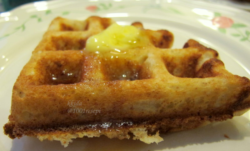 Koleksi 1001 Resepi: crispy waffle