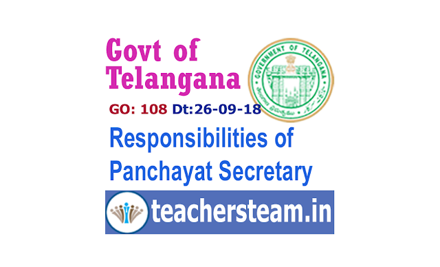 Duties and Responsibilities of Panchayat Secretary in 