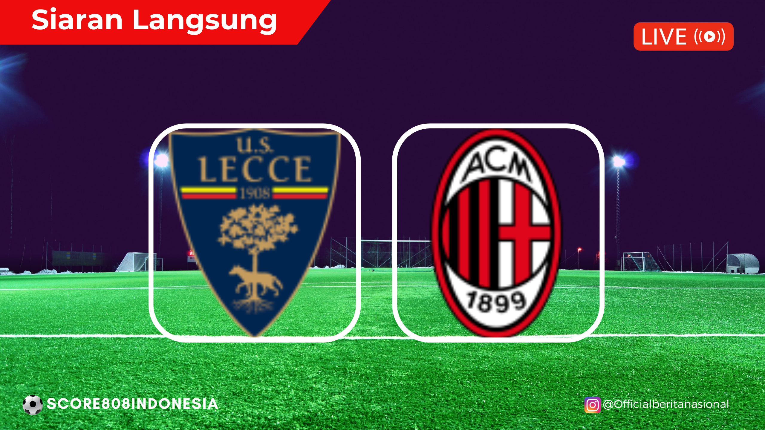 Lecce VS AC Milan