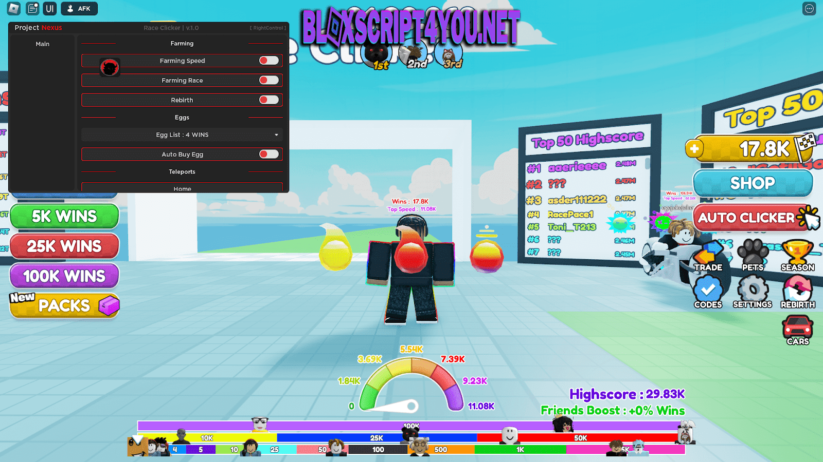 🍔 Fat Race Clicker! - Roblox