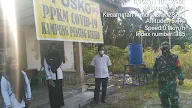 Tinjau Pendisiplinan Prokes Serda Edy Simanjuntak Lakukan Pengawasan di Pos PPKM 