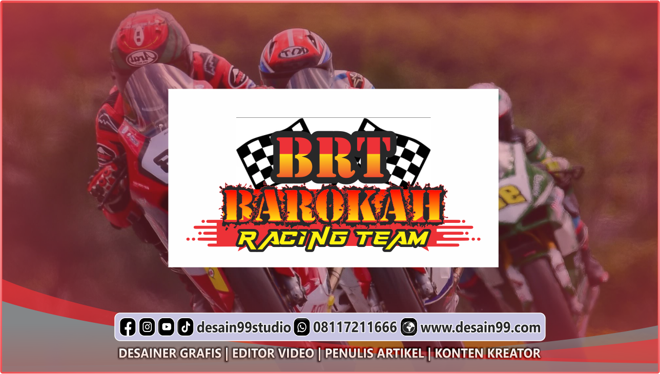 Desain Sticker Logo BRT Barokah Racing Team 01