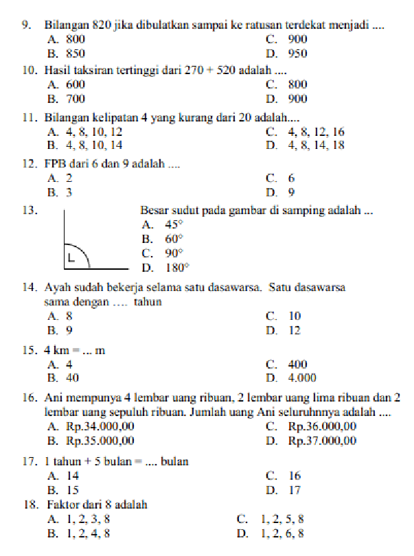  Luas dan Volume Dan Kunci Jawaban  Bimbel Brilian Soal Matematika Kelas 6 SD Bab 3 Luas dan Volume Dan Kunci JawabanBimbel Brilian