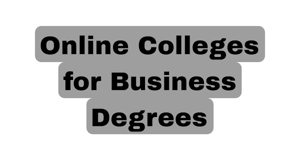 Online Colleges for Business