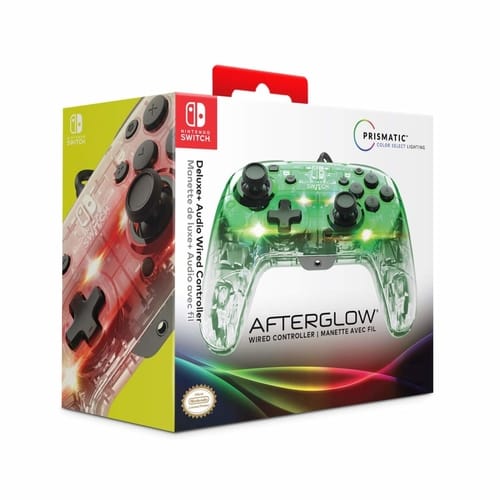 PDP Nintendo Switch Afterglow Deluxe + Audio Wired Controller