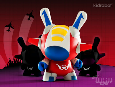 Kidrobot x Transformers Starscream Inspired Flight 3″ Dunny by kaNO