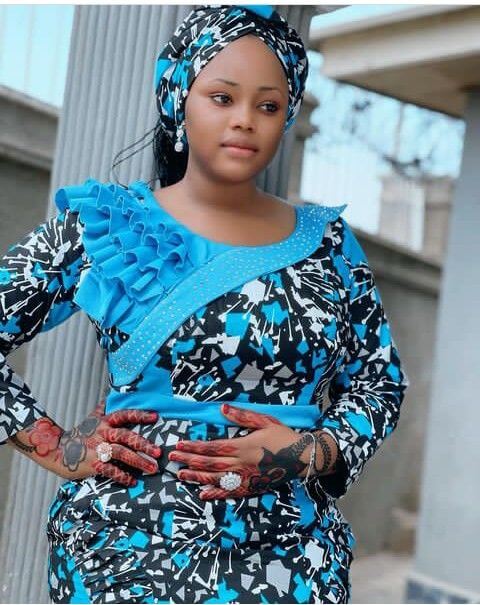 Ankara Gown Styles For Hausa Ladies.